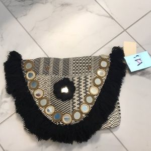 Half moon cross over bag